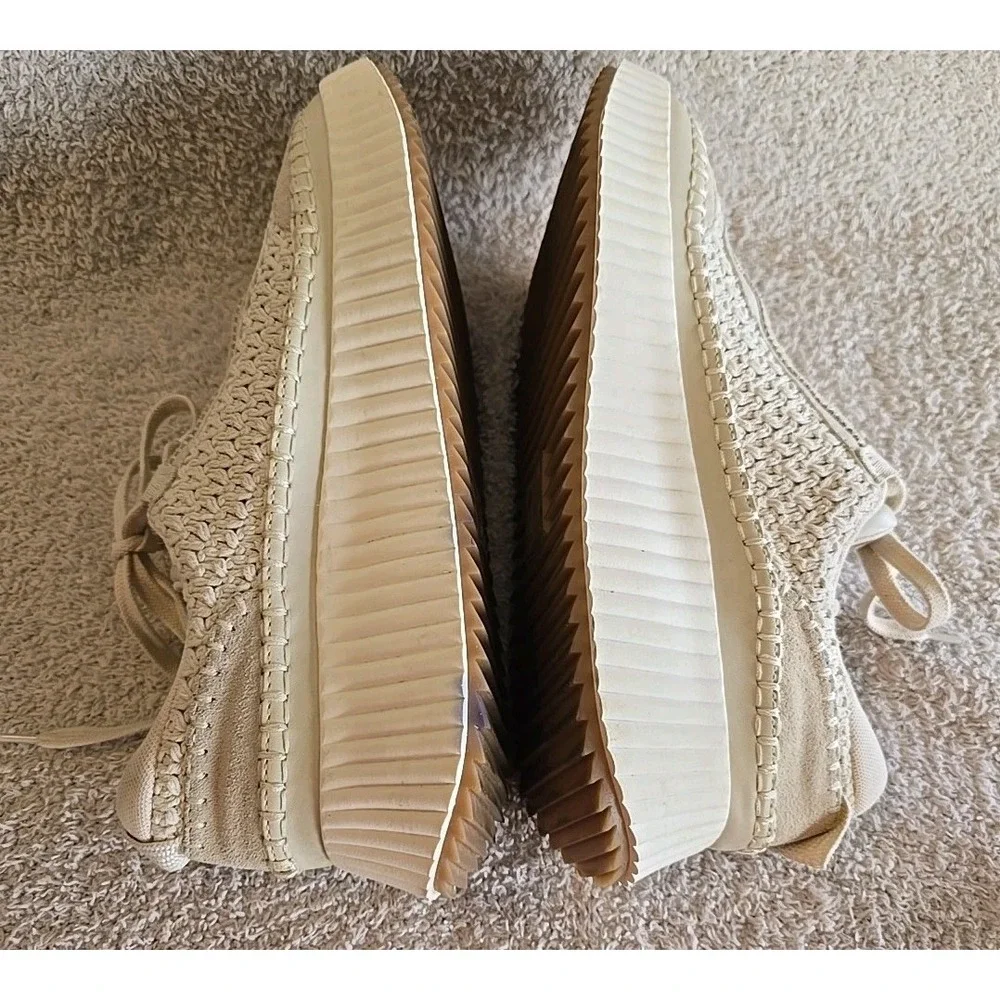 Dolce Vita‎ Dolen Sneakers in Sandstone Knit Women's Size 10 Platform Shoes